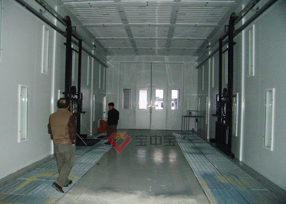 Kalite Klima Bileşeni Boya Kabini Tahrikli Kaplama Hattı Ağır Makine Boya Kabini Fabrika