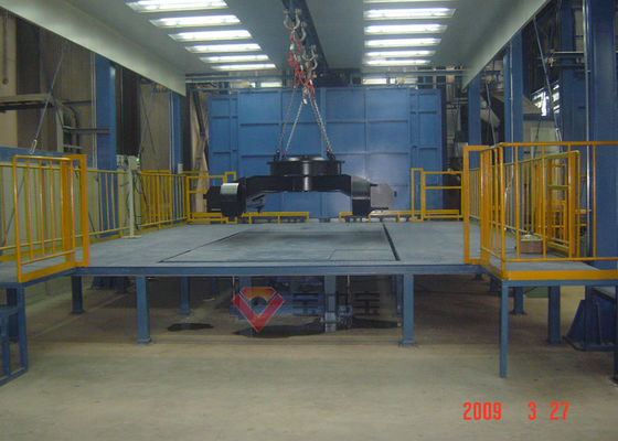 Kalite Ağır Makine Boya Kabini İçin Otomatik Püskürtme Boyama Hattı Taşıma Hattına Devam Fabrika