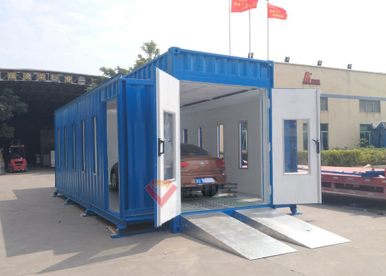 Kalite Araba Konteyneri Püskürtme Kabini İçin Şişme Püskürtme Kabini Konteyner Boya Kabini Fabrika
