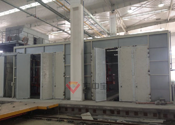 Baozhongbao Boyama Ekipmanı Tarafından Elektrikli Kayma Kapılı Otobüs Boya Odası