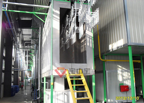 Kalite Sanayi Bileşenleri İçin Tünel Tarzı Toz Boya Hattı Fabrika