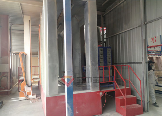 Sanayi Ekipmanları Metal Kapı için Otomatik Toz Boya Hattı