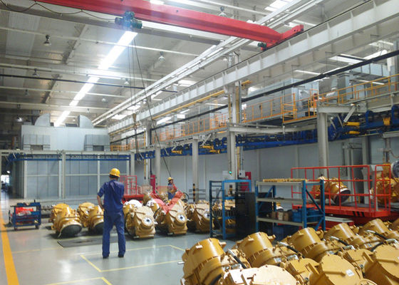Kalite XCMG Boya Kabini İnşaat Aracı için Büyük Boyama Üretim Hattı Fabrika
