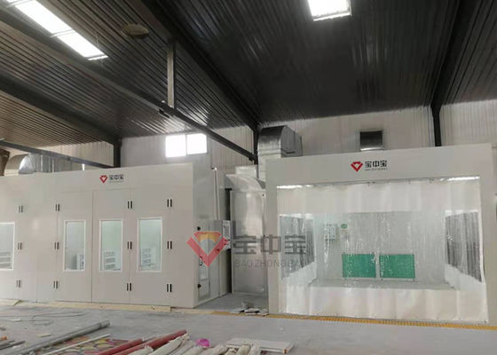 Kalite Lüks Araba Kızılötesi Işık Isıtma Araba Tamir Hattı Hazırlık İstasyonu için Hazırlık Odası Fabrika