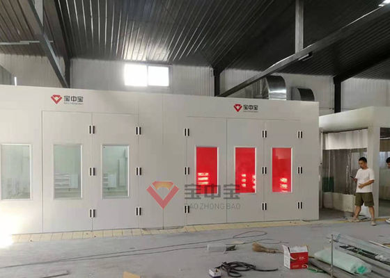 Araba Downdraft Boya Odası için Kızılötesi Aydınlatma Isı Boya Kabini