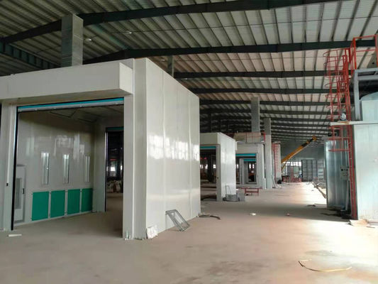 Kalite Kamyon Püskürtme Kabini için Kamyon Kafası Araç Onarım Boya Hattı Fabrika