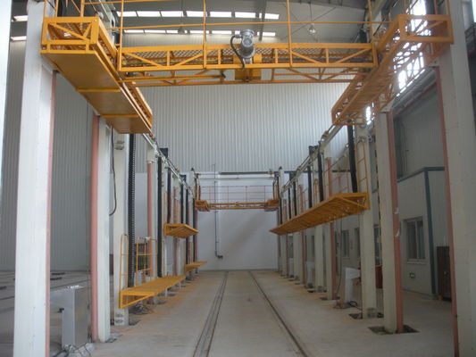 Kalite Zımpara Odası / Boyama Çalışma Platformu için Güvenlik Kaldırma Yürüyüş Yolu Platformu Fabrika