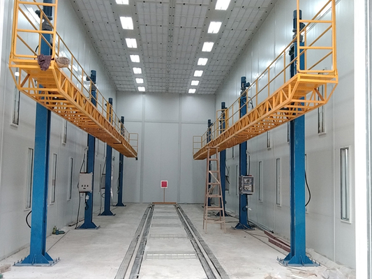Post Stil Kaldırma Woking Platformu Zımpara Odası Boyama Kabini İçin Yardımcı Ekipman
