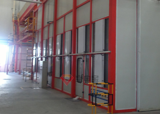 XCMG Ağır Makine Fabrikasında Ağır Makine Boya Hattı İçin Otomatik Püskürtme Hattı