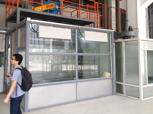Kalite Araba Parçaları 2.5m dak Sıvı Toz Boya Üretim Hattı Fabrika