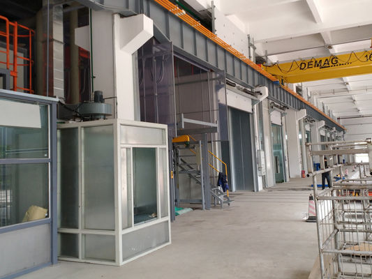 Kalite BZB 90min Set Su Perdesi Boya Sistemli Boyama Üretim Hattı Fabrika